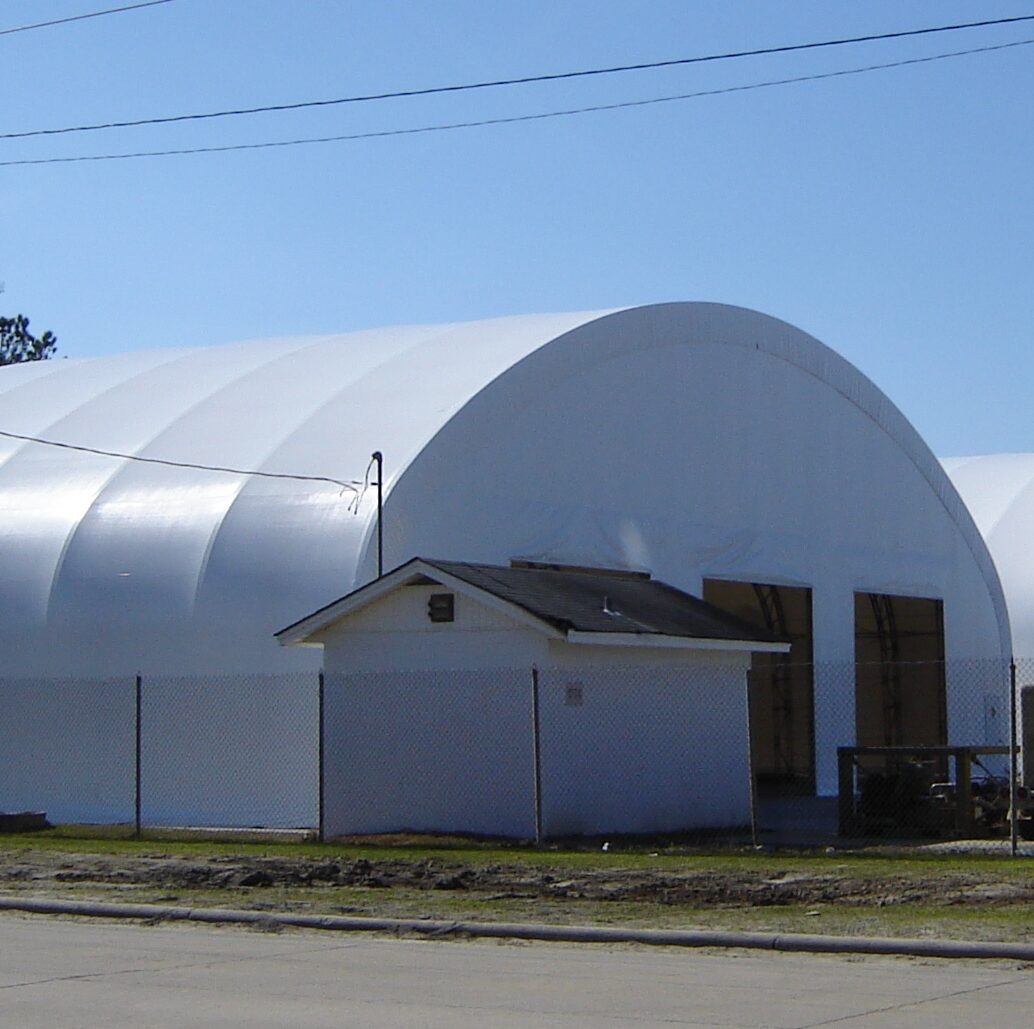 Temporary Dehumidified Structures for Material and Equipment Storage