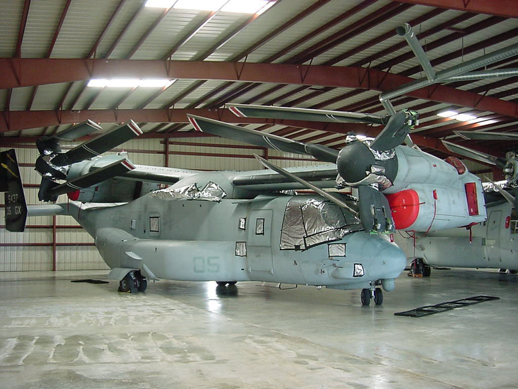 Dehumidified Building - V-22 Aircraft Popup